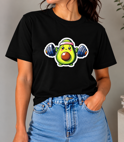 Remera Clásica Unisex Negra Palta - Algodón Peinado 24.1 