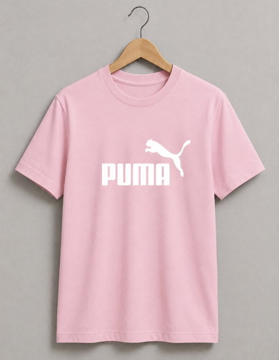 REMERA ROSA BEBÉ PUMA ALGODÓN PEINADO 24.1 - ESTAMPA DTF