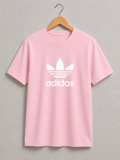 REMERA ROSA BEBÉ ADIDAS ALGODÓN PEINADO 24.1 