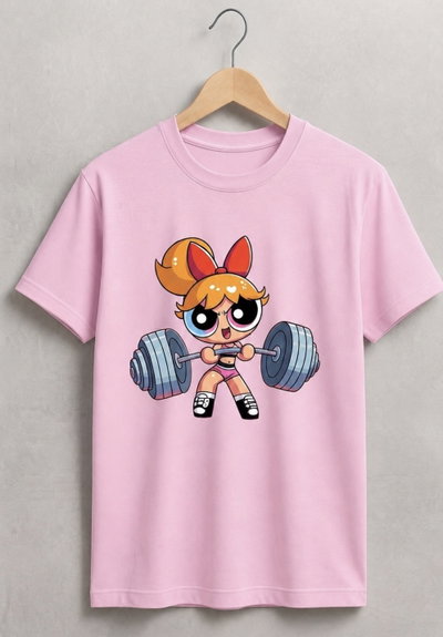 REMERA ROSA BEBÉ BOMBÓN ALGODÓN PEINADO 24.1 - ESTAMPA DTF