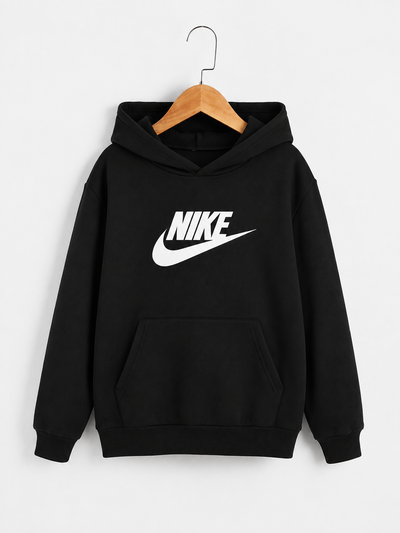 BUZO FRIZA INVISIBLE NIKE PIPA CANGURO ESTAMPADO .