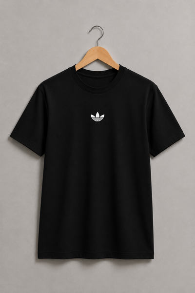 REMERA ADIDAS LOGO CHICO ALGODÓN PEINADO 24.1 CON TAPA COSTURA - ESTAMPA DTF