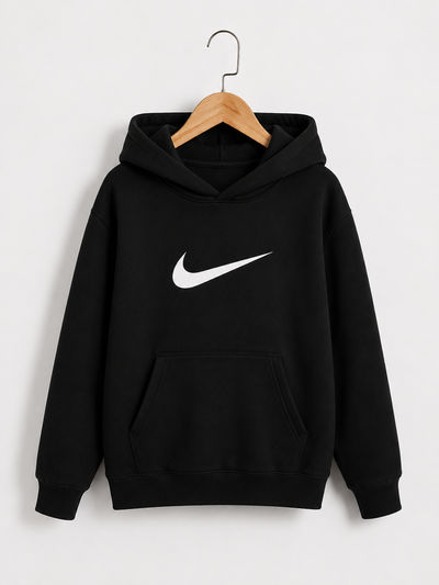 BUZO FRIZA INVISIBLE CANGURO NIKE - ESTAMPADO .
