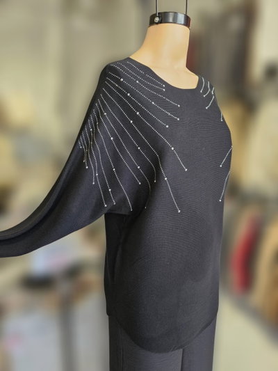 PROMO D50013 Sweater lluvia lateral tachas