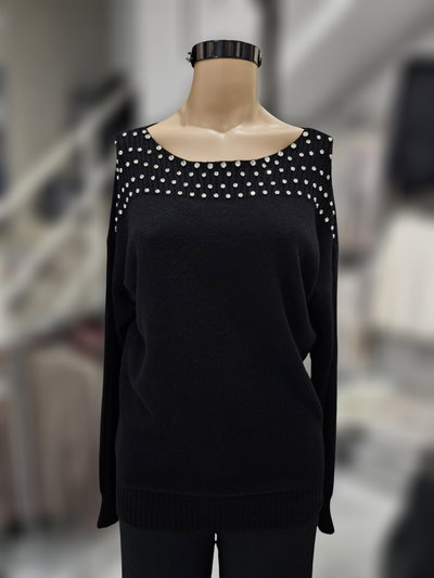 D50009 Sweater bote piedras