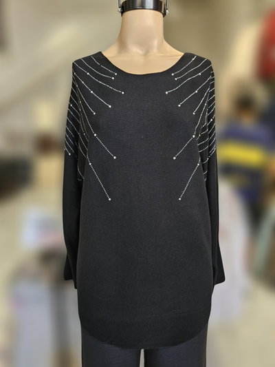 D50013 Sweater lluvia lateral tachas