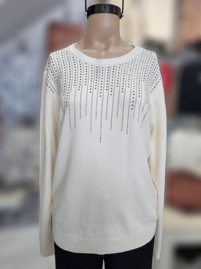 D50024 Sweater lluvia mix cuadrado curva inferior