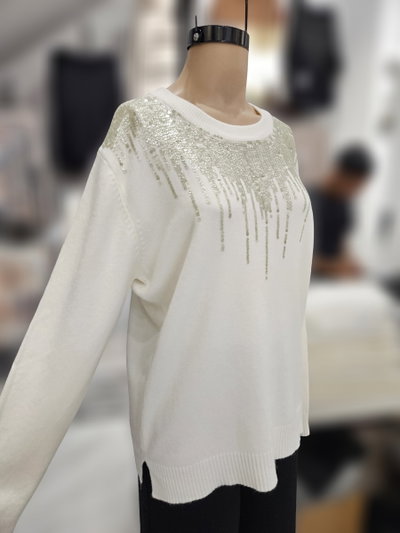 D50015 Sweater lentejuela delantero