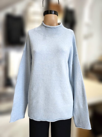 D50004 Sweater mediapolera borde ribb