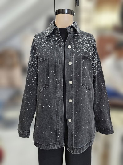 EA11-2-1 Camisaco jean tachas