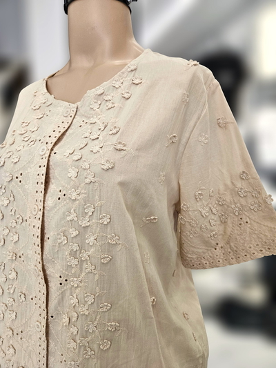 TY004 Camisa blusa florcitas