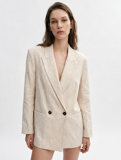 EL07SS Blazer lino