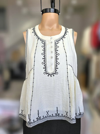 D247 Musculosa bordada cartera forro
