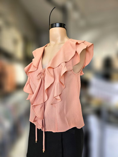 LUX-018 Musculosa volados tiras