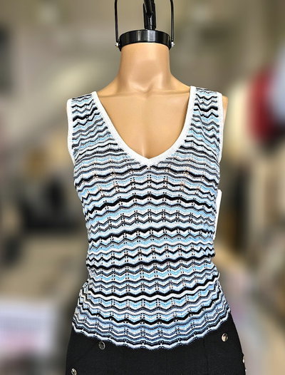 D230 Musculosa calada lurex V