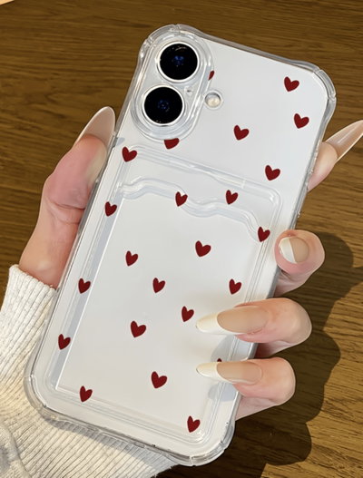 Case c/tarjetero Iph 16 plus ❤️