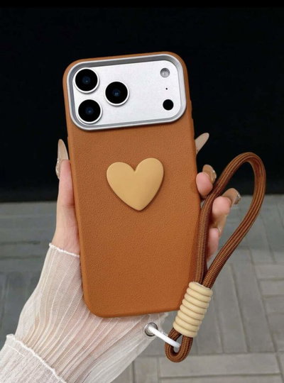 Case brown c/correa Iph 17 pro🤎