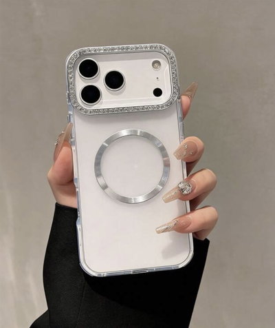 MagSafe strass Iph 17PM🩶