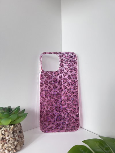 Case print pink Iph 13PM🩷