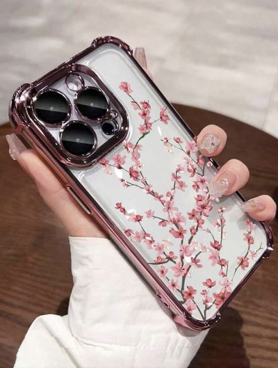 Case flower pink Iph 16 pro🩷