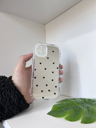 Case lucky espejada Iph 14🖤
