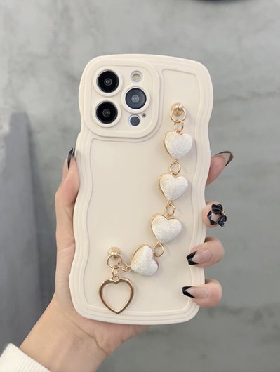 Case beige Iph 15 plus 