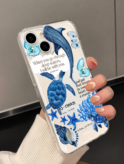 Case ocean Iph 13🩵