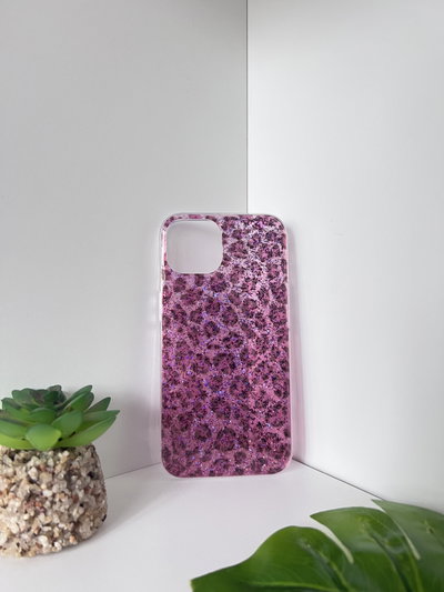 Case print pink Iph 13 pro🩷