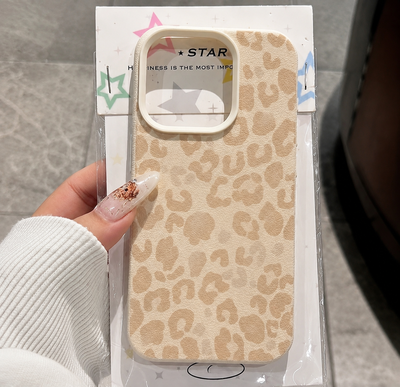 Case print beige Iph 14🤎
