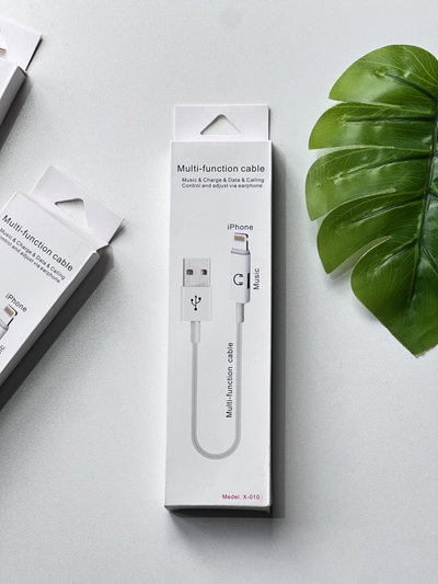 Usb iPhone con entrada para auricular 