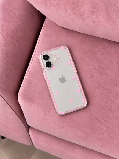 Case heart pink Iph 17💗