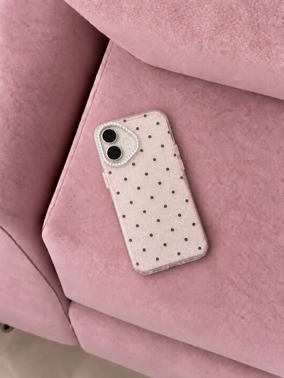 Dot case pink Iph 17