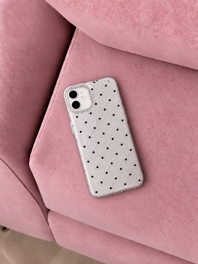 Dot case silver Iph 13🩶