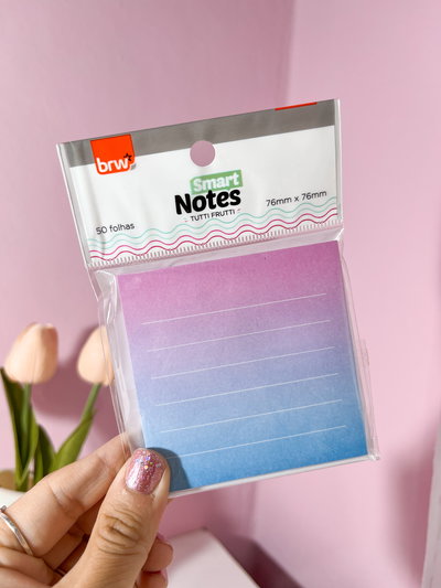 Notas adhesivas rayadas