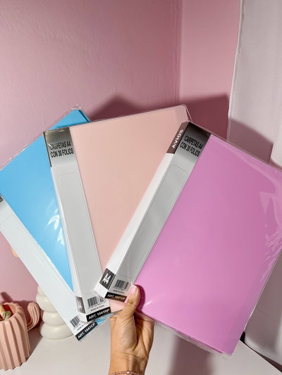 Carpeta A4 con 30 folios