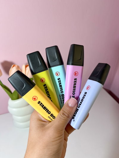 Promo x5 resaltadores STABILO