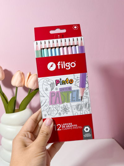 Lapiz negro cuerpo pastel Filgo