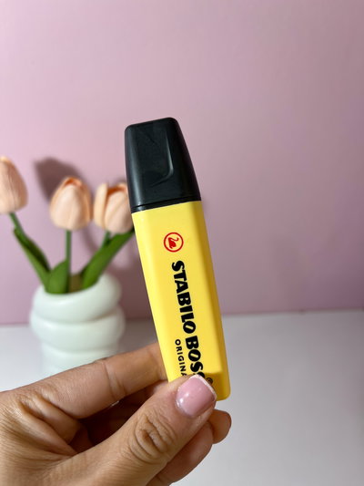 Resaltador Stabilo Amarillo