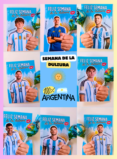 Tarjetas Porta Chupetines - Edición Scaloneta