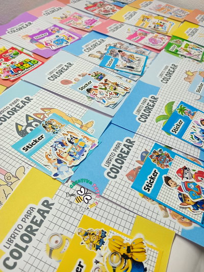 Libritos A6 + Kit Stickers 