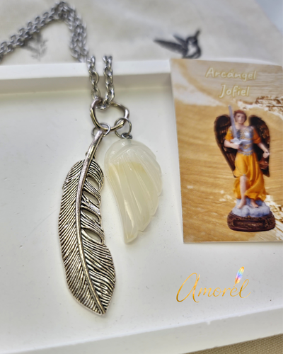 Collar Sabiduría del Alma Jofiel Pluma