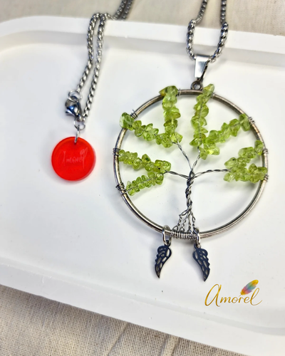 Collar Árbol de la Creación Olivo