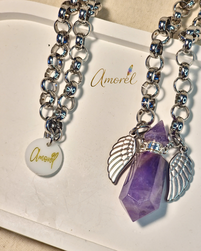 Collar Alquimia Violeta Zadquiel