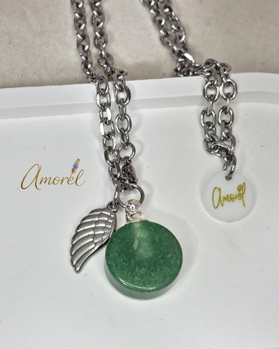 Collar Alquimia Verde Arcángel Rafael