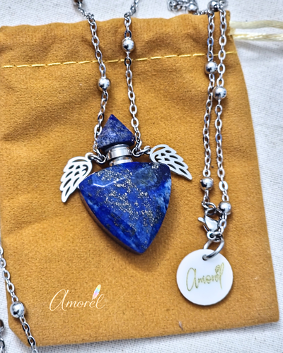 Collar Alquimia Azul Escudo Miguel