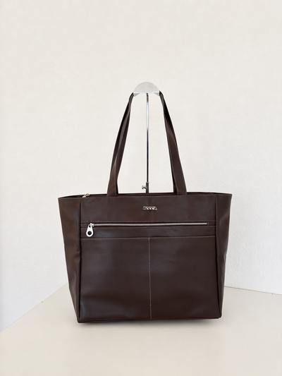 TOTE SHOPPER CHOCOLATE