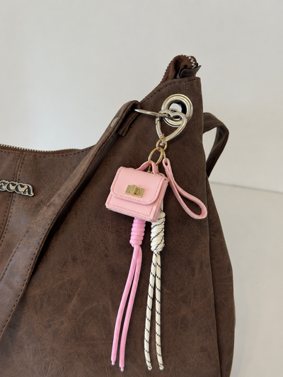 CHARM BAG ROSA