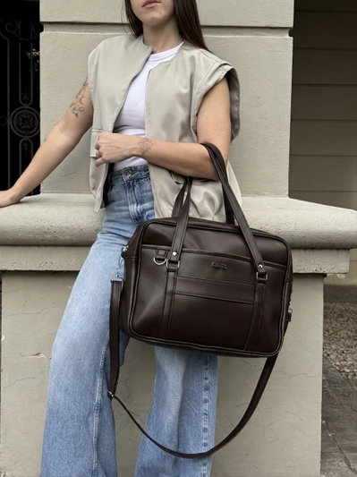 BOLSO THE OFFICE CHOCOLATE