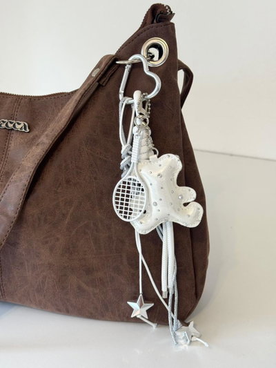CHARM TEDDY WHITE