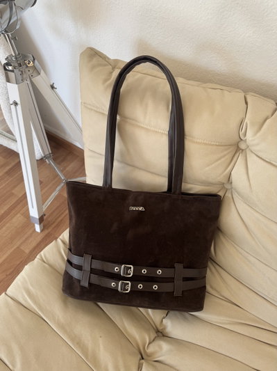TOTE LENNA CHOCOLATE